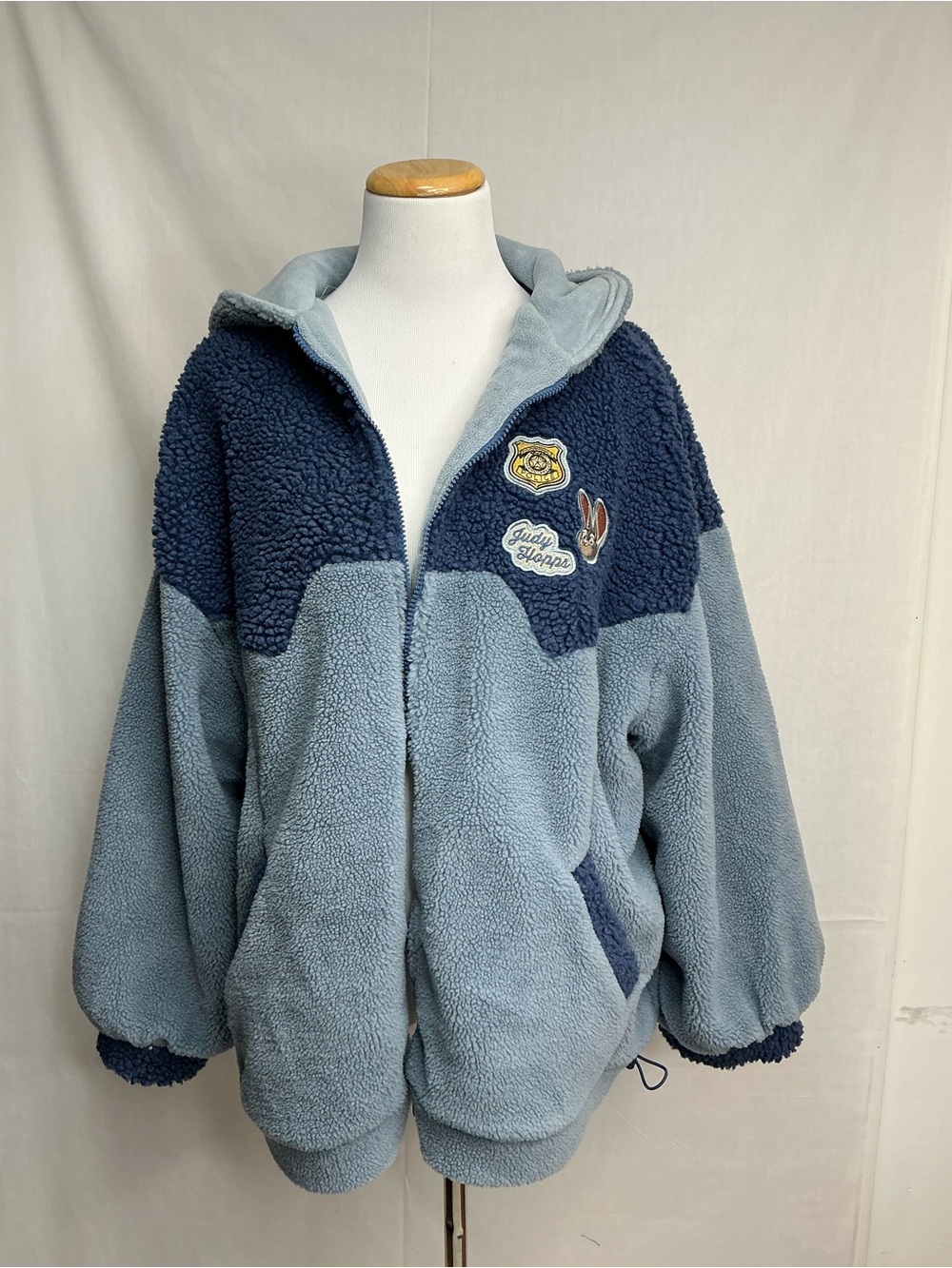 2091 - Disney Light Blue Plush Sherpa Jacket